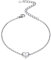 ChicSilver Damen Silber Herz Armbänder mit Buchstabe T Anhänger Sommer Armskette mit Herz anhänger