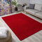 Muratap Teppich Wohnzimmer Modern - Loca Shaggy - Hochflor Teppich Weich und Warm Schmutzabweisend und Pflegeleicht Wohnzimmerteppich - Große: 140x200 cm - Farbe: Rot