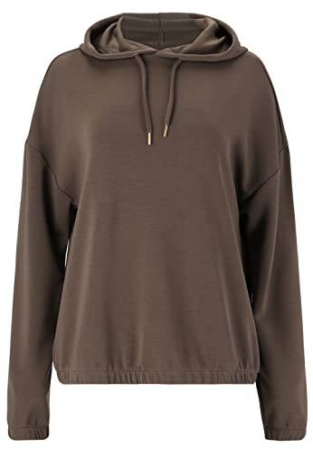 Athlecia Women's Namier Hoodie, Opaque, 5100 Major Brown, 34 (EU)