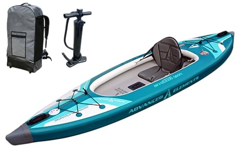 Advanced Elements AirVolution™ Sport Recreational Inflatable Kayak with Pump - 10 ft. - Blue