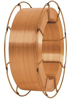 NAJDER Filo per saldatura ramato ER70S-6 1,2 mm, 15 kg, per saldatura MIG/MAG, per saldatura di acciaio strutturale non legato, resistente alla corrosione