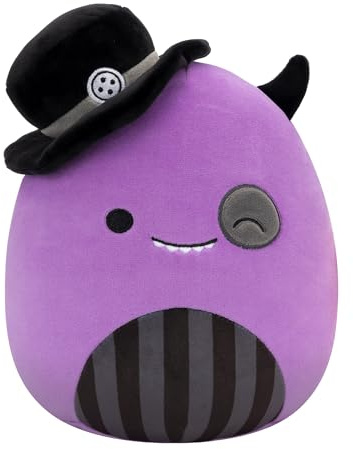 Squishmallows Original 19,1 cm Halloween Ohrwurm das zwinkernde lila Monster