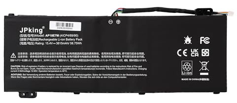 JPking AP18E7M Laptop Akku für Acer Nitro 5 AN515-54 AN515-55 AN515-56 AN515-57 AN515-58 AN515-43 AN515-44 AN515-45 AN517-51 AN517-52 AN715-51 Aspire A715-74G Predator Triton 300 PT315-51 PT315-52