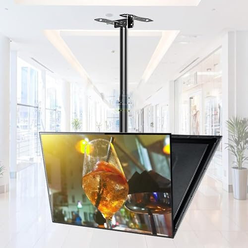 ZSLBGUYIAD Verstellbare TV-Halterung, TV-Deckenhalterung, verstellbare Halterung, TV-Halterung für 55-75 Zoll LCD-LED-Fernseher, elektrischer TV-Lift,
