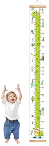 Höhenmesser – Höhenmesser, wiederverwendbar, abnehmbarer Tracker | Banner zum Aufhängen an der Wand des Babys, Messanzeige, Werkzeug zur Anzeige von Schuppen