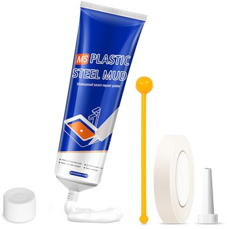 Silicone per Doccia 150ML, Silicone Bianco Sigillante, Silicone Sigillante Impermeabile, Silicones Alimentare, Silicona Blanca para Cocina y Baño, Non Facile da Rompere