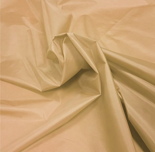 A-Express Beige 3x Meters Polyester Stoff Wasserdicht Planen-Stoff Draussen Material Zelt Flagge Meterware