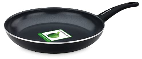 GreenChef Diamond Healthy Ceramic Non-Stick 30cm Frying Pan Skillet, PFAS-Free, Induction, Black