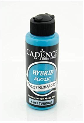 Cadence Acrylic Paint Multisurface | All Purpose Paint & Universal Paint Suitable for All Surfaces | Water-Based 120 ml (Turquoise)