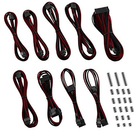 CableMod Classic ModMesh RT-Series Cable Kit ASUS ROG/Seasonic - Black/Red