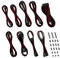 CableMod Classic ModMesh RT-Series Cable Kit ASUS ROG/Seasonic - Black/Red