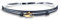 Made by Nami Dünnes Wickel-Armband Herren & Damen mit Karabiner-Haken Verschluss Handmade - Maritimer Surfer Schmuck - Minimalistisches Stoff-Armband - 100% Wasserfest & verstellbar (Blau Gold)