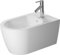 Duravit ME by Starck Wand Bidet Weiß Seidenmatt 570 mm - 2288153200