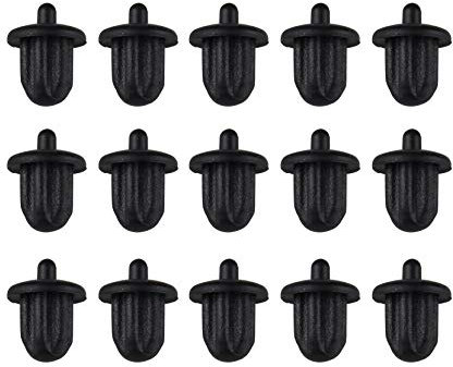 Futheda Lot de 15 Bouchons Anti-poussière en Silicone pour Port d'interface Audio Jack PC DVD Micro Prise Jack 6,35 mm Noir