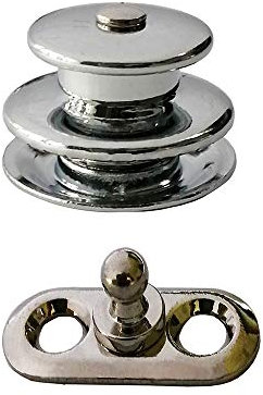 UP100 10 Ensembles Marine Yacht Oeillet de Fermeture Attache Rapide de Toile supérieure et Parties inférieures de Couverture de Voiture de Bateau