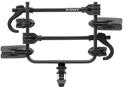 KUAT Transfer V2 2 2-Bike Hitch Bike Rack | Lightweight Durable Steel Bicycle Car Rack with Tamper-Resistant Hitch and Semi-Integrated Bike Cable Lock | Fits Wheelbases up to 50 & Wheels 18-29