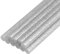 sourcing map Mini Hot Glue Sticks for Glue Gun 0.27-inch x 4-inch Silver Grey Glitter 10pcs