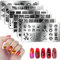 VETPW 6 Stücke Nail Art Stamping Templates Set, Nagel Kunst Stempelplatte Maniküre Tool, Nagel Stamping Schablonen mit Lace Love Heart Owl Cat Mandala Flowers Pattern
