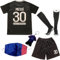 DMDMK Paris Messi #30 2021/2022 Third Trikot Shorts und Socken Kinder und Jugend Größe (Third, 22 (5-6 Jahre))