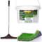 Suinga - Pack Colle Adhésive Gazon Artificiel 5,5 kg + Brosse Peigne Balai pour Gazon Artificiel Extensible