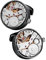 LSGGTIM Manschettenknöpfe Herren, 1 Paar Mechanische Uhrwerk Manschettenknöpfe Personalisiert Drehbare Mechanische Uhr Französisch Hemd Rund Manschettenknöpfe Anzug Business Geschenk, 22mm