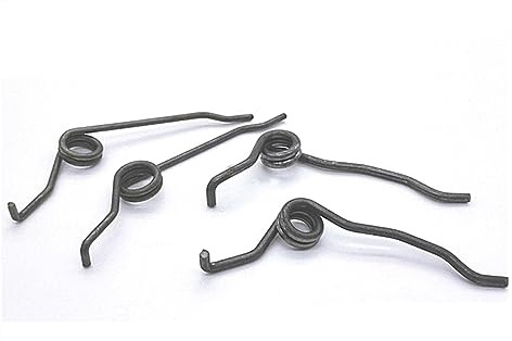 DHAEY 4PCS 90/165 Grad Türschloss Latch Rückkehr Federn Torsion Zurückziehen Innen Schloss Körper Reparatur Zubehör(90 Degrees,Right and Left_2.0MM)