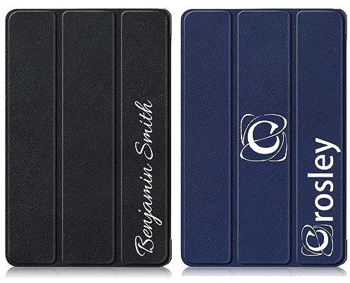 JGOYGYI Funda Personalizada Compatible con Microsoft Surface Go 3 Go 2 Go 10, Personalizable con Texto & Nombre Diseño,Ultra Slim PU Protectora Personalizado Carcasa con Función de Soporte