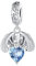 Weißer Adler-Anhänger-Charm aus 925er-Sterlingsilber, passend für Pandora-Armband-Halskette, SCC2636