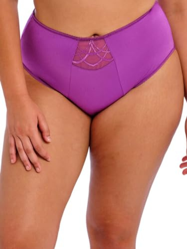 Elomi Damen-Slip, Übergröße, Bestickt, volle Abdeckung, dahlie, XXL