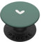 Midnight Green - Cute Simple Chic Heart PopSockets Adhesive PopGrip