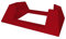 fossi3D Standhalterung kompatibel für AVM Fritz!Repeater 2400 Netzwerk - Rot
