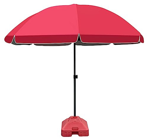 Sombrilla de jardín Sombrilla grande para Patio, sombrilla de playa con Base de poliéster, sombrilla de doble cara, sombrilla inclinable para mesa de mercado para exteriores Base rellenable