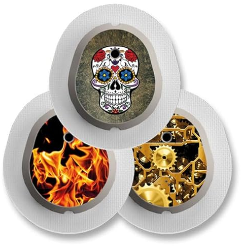 Dexcom G7 Stickerset - 3er Set Men- Aufkleber für Sensoren | Diasticker®