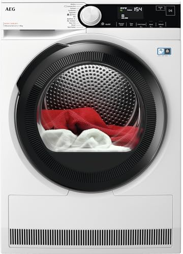 AEG TR838P4B 8000AbsoluteCare 8kg Load Heat Pump Condenser Tumble Dryer Class A++