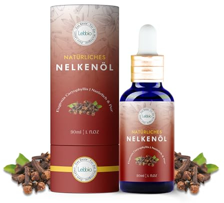 Lebbio Aceites esenciales (30 ml, aceite de clavo)