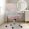 Sweetcrispy Bürostuhl, Computertisch, Managerial Chefsessel, ergonomischer Mid-Back Mesh Rollstuhl mit Rollen, Bequeme Lendenwirbelstütze, Bequeme Armlehnen für Zuhause, Schlafzimmer, Arbeitszimmer