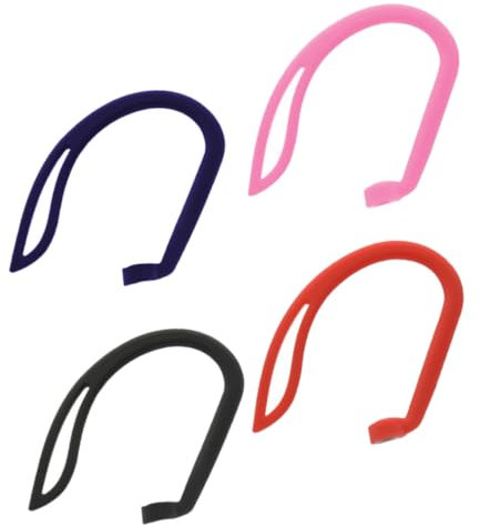GARVALON 4piezas Gancho Protector Oreja De Silicona para Auriculares Inalámbricos Compatibles y Generacion Preventivo De Caídas para Deporte y Diario