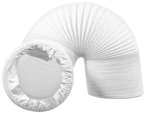 SPARES2GO Air Conditioning Duct Hose 5.9 152mm 15cm 6 Metres PVC Flexible AC Air Con Vent Pipe Universal