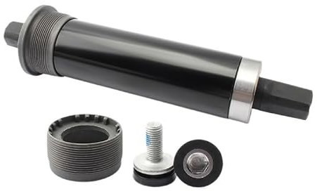 Movimento Centrale Perno Quadro Movimento centrale for bici quadrato conico 100 120 mm foro quadrato asse cuscinetto manovella con viti lubrificazione ciclismo mute Movimento Centrale Mtb(120mm)