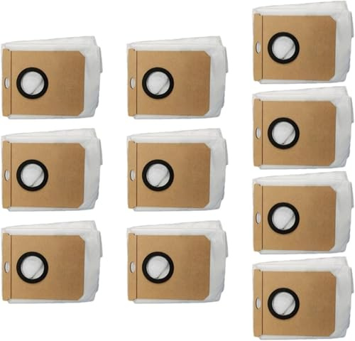 Daaxing Bolsas de polvo para aspiradora Conga Home 10000, 8090 Ultra, 9090 AI, L50, L60 SES, accesorio de repuesto para robot aspirador (10 unidades)