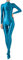 Freebily Damen Glänzend Jumpsuit Ganzkörperanzug Sport Bodysuit Yoga Overall Eng Einteiler Ganzkörper Kostüm Gymnastik Tanz Ballett Leotard Dunkelgrün L
