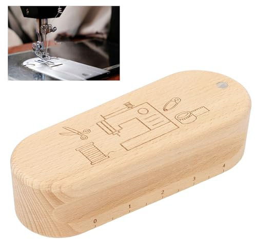 Clapper Sewing Tool for Ironing Quilting Steaming Cutting, Hardwood Ironing Board with Side Scale Design and Handheld Iron