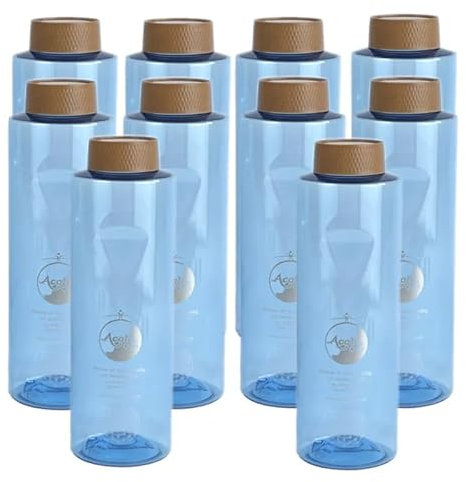 10er Set Acala Trinkflasche Grip 0,8 L- Blau aus Tritan | BPA-frei
