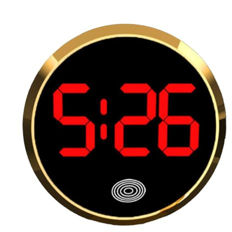 Generisch Digital Dashboarduhr - Auto Digitaluhr | Digitale Touchscreenuhr, Autokakt, minii -Autouhr, Auto -Armaturenbrett -LED -Uhr, Autozubehör für, Limousine, kleines Auto, LKW