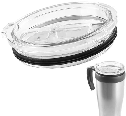 Cup Splash Sliding Covers, Cup Mouth yetis Tumbler Lid Skinny Tumbler simples moderns Lid Replacement, Splash Resistant Lids for Tumbler, Spill Tumbler Lid Cup Covers for Mouth Tumbler Cup(20 Oz)