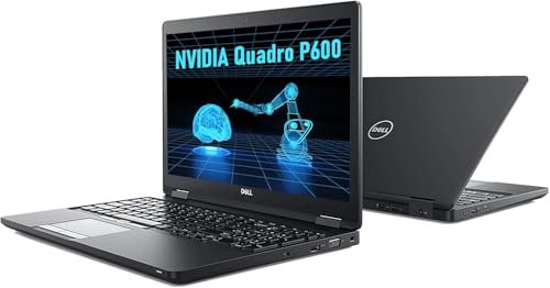 Dell Precision 3530 Workstation Laptop, 15.6-Inch FHD, NVIDIA Quadro P600 2GB, Intel Core i7-8850H, 16 GB RAM, 512GB SSD, US Keyboard, QWERTY, Windows 10 Pro (Renewed)