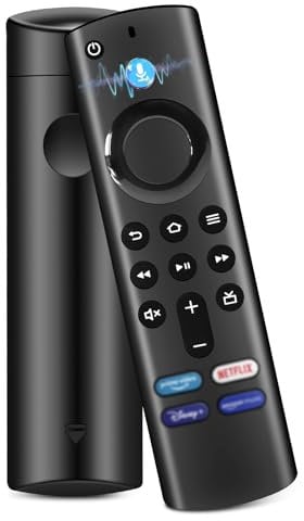 Ersatz-Sprachfernbedienung mit Sprachfunktion für Smart TVS, Mit Lautstärketasten, EIN/Aus-Taste