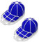 WFGJSK Lavadora de Gorras Multifuncional (Paquete de 2) - Apta for Gorras de Adultos y niños - Estructura de Doble Piso for Lavar Gorras y Perchero.(2Pack-White)