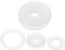 Ciieeo 4pcs Universal Pressure Cooker Float Valve Sealing Rings Rubber Gaskets for 4L/5L/6L Pressure Cookers Compatible Models for Kitchen Use