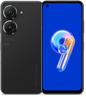 ASUS Zenfone 9 Smartphone (5.92 Inch AMOLED Display, 50MP Dual Camera, 4300 mAh Battery, 8GB RAM, 128GB Memory Midnight Black (Renewed)